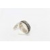 STERLING SILVER 925 UNISEX ROTATING BAND RING OXIDISED POLISH A 274